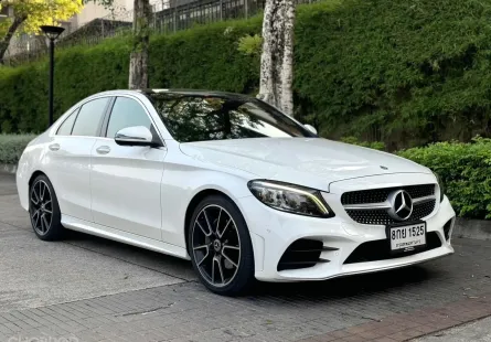 2019 Mercedes-Benz C-Class 2.0 C220d รถเก๋ง 4 ประตู ฟรีดาวน์ รถสวย ไมล์น้อย  