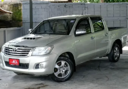 TOYOTA HILUX VIGO CHAMP 2.5 VN TURBO ตัวG TOP สี่ประตู ปี2012(แท้) M/T สีบรอนซ์