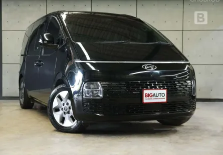 2021 Hyundai Staria 2.2 SEL Van AT ไมล์แท้ สีดำ Abyss Black Pearl ไม่ใช่รถลากจดทะเบียน B1717
