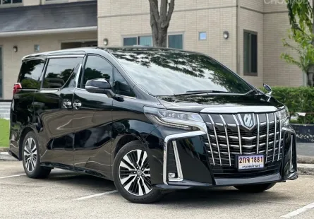 2023 Toyota ALPHARD 2.5 รถตู้/MPV รถบ้านมือเดียว ไมล์แท้  
