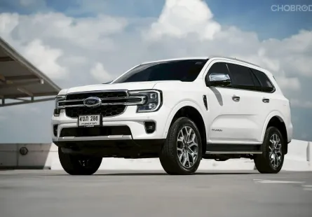 Ford Everest 2.0 Bi-Turbo Titanium+ 4x4 ปี 2022 สายลุยตัวท็อป ดีเซล 210 แรงม้า มือเดียว ป้ายแดง