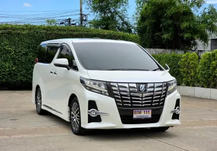 2017 Toyota ALPHARD 2.5 รถตู้/MPV รถบ้านมือเดียว ไมล์น้อย 