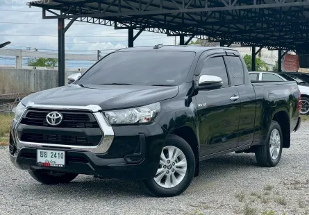 TOYOTA HILUX REVO 2.4 Z EDITION MID CAB ปี2021แท้ (mnc) โฉมหมูป่า เกียร์ AUTO สีดำ