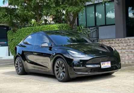 2024 TESLA MODEL Y PERFORMANCE รถมือเดียว วิ่งเพียง 28,000 กม เข้าศูนย์ตลอด รถไม่เคยมีอุบัติเหตุครับ