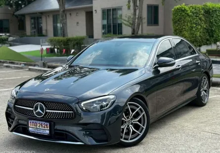 2022 Mercedes-Benz E-Class 2.0 E220d รถเก๋ง 4 ประตู ฟรีดาวน์ รถสวย ไมล์น้อย 