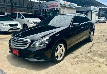 2014 Mercedes-Benz E-Class 2.0 E200 CGI รถเก๋ง 4 ประตู ไมล์น้อย  