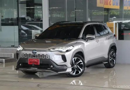 Toyota Corolla Cross 1.8 Hybrid Premium Luxury ปี24 Warranty2027 สภาพป้ายแดง ไมล์1x,xxxโล รถมือเดียว