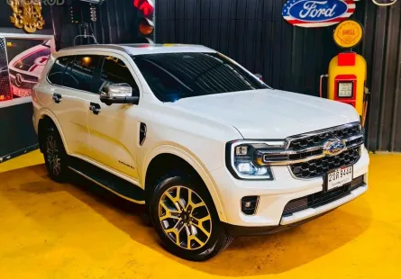 FORD Everest 2.0 Bi-Turbo 4WD Titanium plus  2022 รถสวย ไมล์น้อย 25,000 km. 