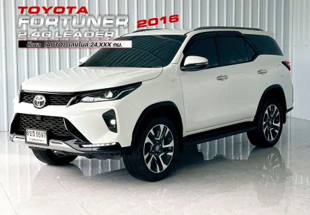 รถบ้าน ฟรีดาวน์ 2025แท้ Toyota Fortuner 2.4 Leader SUV รถสภาพดี มีประกัน