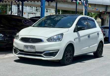  Mitsubishi Mirage 1.2 Limited Edition สีขาว-ดำ รถเก๋ง 5 ประตู