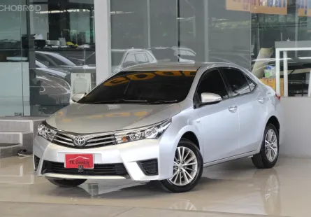 Toyota COROLLA 1.6 G ปี 2015 รถบ้านแท้ๆ ไม่เคยติดแก๊สแน่นอน เข้าศูนย์ตลอด สวยเดิม ออกรถ0บาท