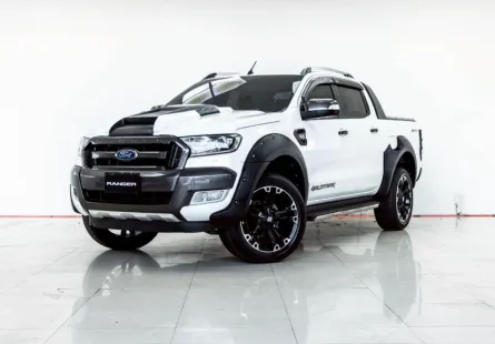 4B403 FORD RANGER 2.0 WILDTRAK AT 2017 ออกรถ 0 บาท