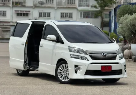 Toyota VELLFIRE 2.5 ZG Edition รุ่นท้อป เบาะมิกกี้เม้าส์ 