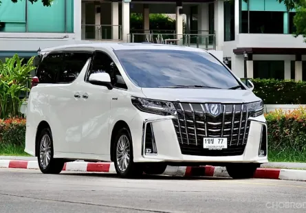 2022 Toyota ALPHARD 2.5 HYBRID E-Four รถตู้/MPV รถบ้านมือเดียว ไมล์น้อย  