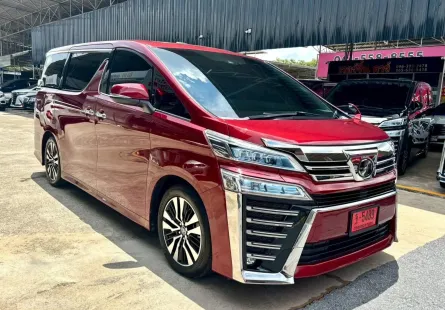 Toyota VELLFIRE 2.5 2019 รถสวย ไมล์น้อย ชุดเบาะ Super VIP. 