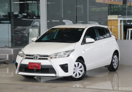 Toyota YARIS 1.2 E ปี2015 รถบ้านแท้มือเดียว ไมล์น้อยเข้าศูนย์ ไม่เคยติดแก๊ส สวยเดิมทั้งคัน ออกรถ0บาท