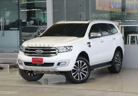 Ford Everest 2.0 Titanium+ ปี 2018 รถบ้านมือเดียว ไมล์น้อยเข้าศูนย์ตลอด สวยเดิมทั้งคัน ออกรถ0บาท