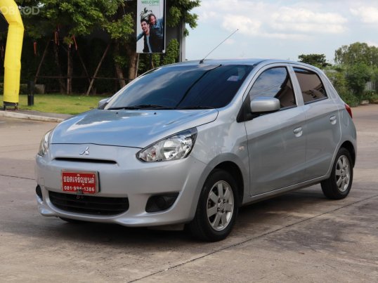 2015 Mitsubishi Mirage 1.2 GLX ผ่อนเดือนละ 4,000.- รถเก๋ง 5 ประตู  มือสอง คุณภาพดี ราคาถูก