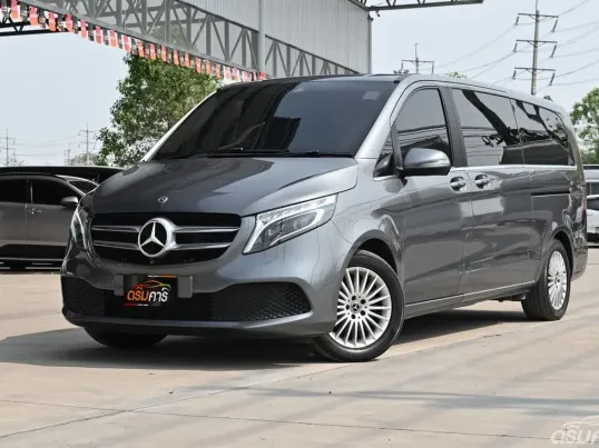 Benz V220d 2.1 W447 Business 2020 รถบ้านมือเดียวออกศูนย์ไทยป้ายขาว-ดำ แต่งวีไอพีจากศูนย์