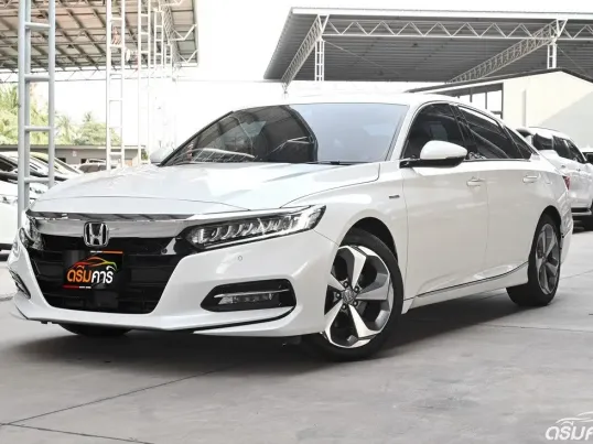 Honda Accord 2.0 Hybrid TECH 2020 รถบ้านมือเดียวตัวท๊อปสุดออปชั่นเยอะ แบตไฮบริดยังอยูาในประกันศูนย์