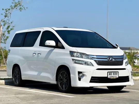 2012 Toyota VELLFIRE 2.4 รถตู้/VAN รถสวย ไมล์น้อย ประวัติดี 