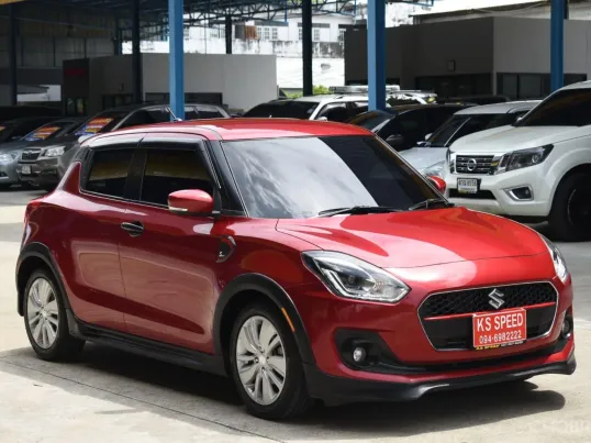 Suzuki Swift 1.2 GLX Navi สีแดง เกียร์อโต้ ปี2019 