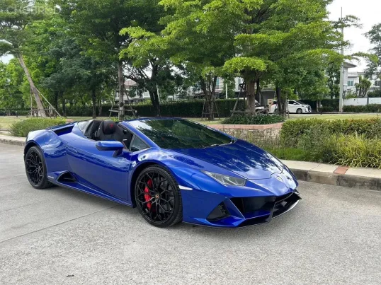 Lamborghini Huracan 5.2 Evo Spyder AWD DCT 2019 รถบ้านแท้ 100% มือเดียว ป้ายแดง ไมล์น้อย 