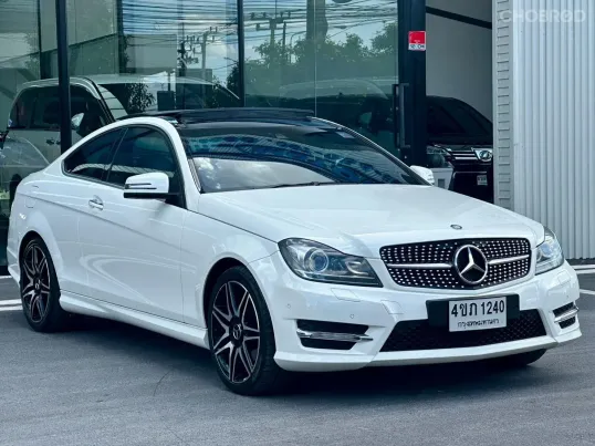 Mercedes Benz C180 Coupe AMG Sport Plus Package โฉมสุดท้าย 1.6 ปี 2013