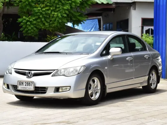 Honda Civic 1.8 (FD) ปี 2006 วิ่ง 19x,xxx km สีเงิน  รถมือเดียว