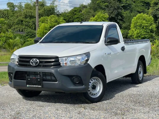 TOYOTA HILUX REVO 2.4 J PLUS กระบะตอนเดียว M/T ปี2019(แท้) สีขาว