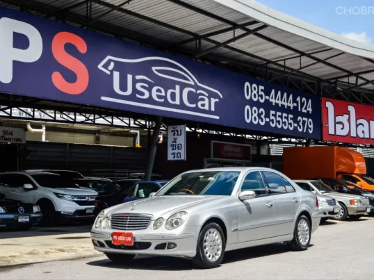 ไม่ต้องใช้เงินดาวน์ เครื่องยนต์ดีเซล รถสภาพสวยพร้อมใช้Mercedes-Benz E220 CDI Elegance (W211) ปี 2006