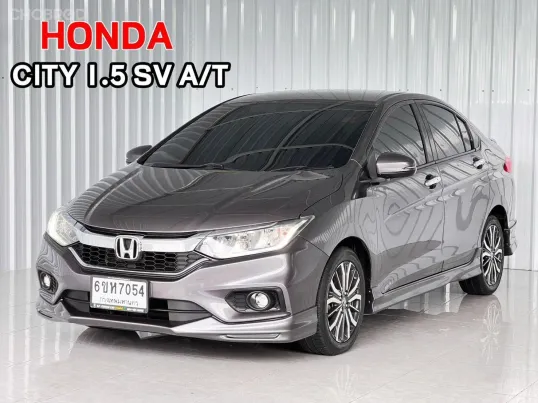  Honda CITY 1.5SV ตัวท๊อป  i-VTEC รถเก๋ง 4 ประตู ออกรถฟรีดาวน์
