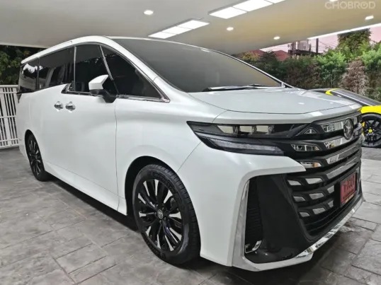 Toyota Vellfire 2.4 Turbo 2024 เลขไมล์น้อย 7,xxx กม. มือเดียว ป้ายแดง  