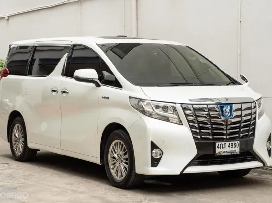2015 Toyota ALPHARD 2.5 HYBRID E-Four รถตู้/MPV ออกรถง่าย 