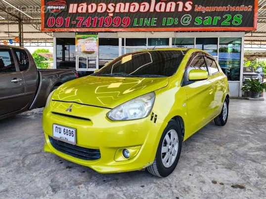 Mitsubishi Mirage 1.2 GLS ออโต้ ปี 2013จด2014 ผ่อนเริ่มต้น 2,*** บาท