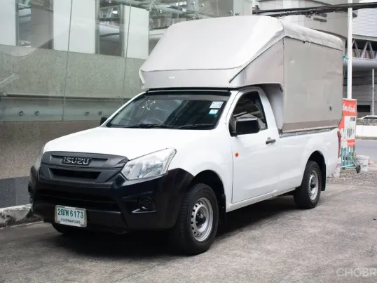 2019 ISUZU DMAX SPARK 1.9 Ddi พร้อมรถตู้ทึบ ไมล์แท้ 86,600 KM รถเจ้าของเดียว รถไม่เคยชนหนัก น็อตเดิม