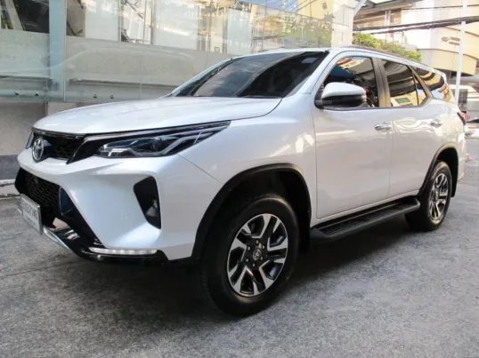 2024 TOYOTA FORTUNER 2.4 LEADER G AUTO สีขาวมุก ปุ่มSTART วิ่งน้อย 4,355 กม. รถสวยสภาพใหม่ ฟรีดาวน์