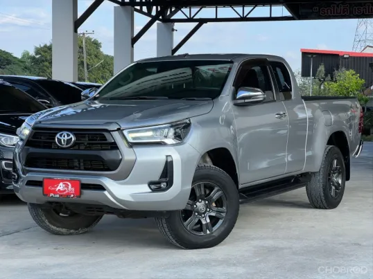 TOYOTA HILUX REVO 2.4 MID CAB 4WD  M/T  ปี2021  สีเทา