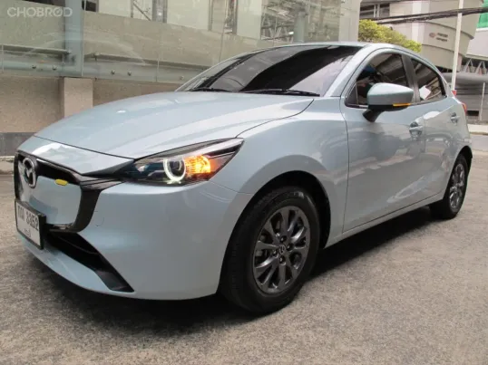 2025 MAZDA 2 1.3 S SPORTS เกียร์AUTO สีฟ้า ปุ่มSTART รถสวยสภาพใหม่ วิ่งน้อย 12,896 กม. 