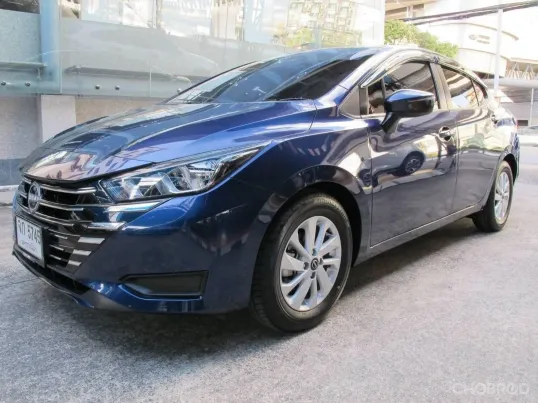 2025 NISSAN ALMERA 1.0 EL AUTO สีน้ำเงิน ปุ่มSTART  วิ่งน้อย 4,433 กม.  รถสวยสภาพใหม่ มือเดียว 