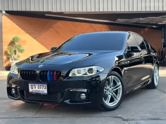 BMW 5 Series 525d M Sport Lci 2014 รถหรูมือสองสภาพดี มีวารันตี 2 ปี 