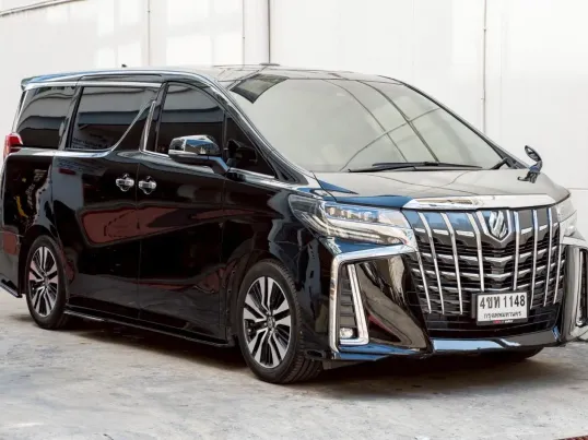2020 Toyota ALPHARD 2.5 รถตู้/MPV รถบ้านมือเดียว ไมล์แท้ 130,000 km  ประวัติศูนย์ 