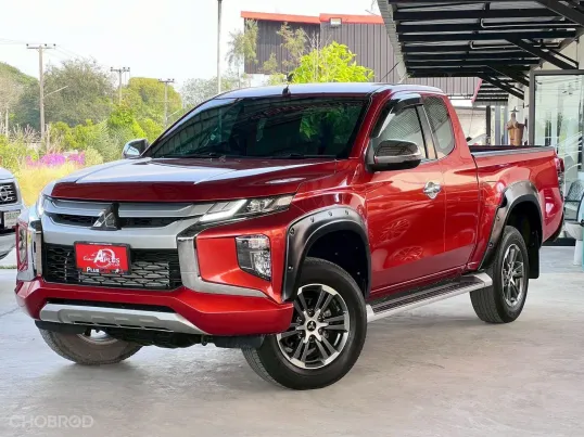 MITSUBISHI TRITON MEGA CAB 2.4 PLUS GLX 6MT ปี2019 จด 2020  สีส้ม