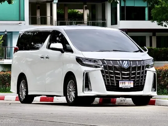 2022 Toyota ALPHARD 2.5 HYBRID E-Four รถตู้/MPV รถบ้านมือเดียว ไมล์น้อย  